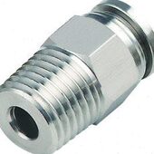 直 0耐腐蚀30 02耐高温4快插接头 不锈钢1 螺纹 3PC412 通10080