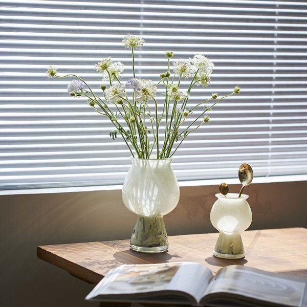 简约级感迷你中古花奶油风脚花家居软装商品插花器摆件,家居饰品,花壶瓶,淘宝优惠券,粉丝福利购,淘宝优惠卷