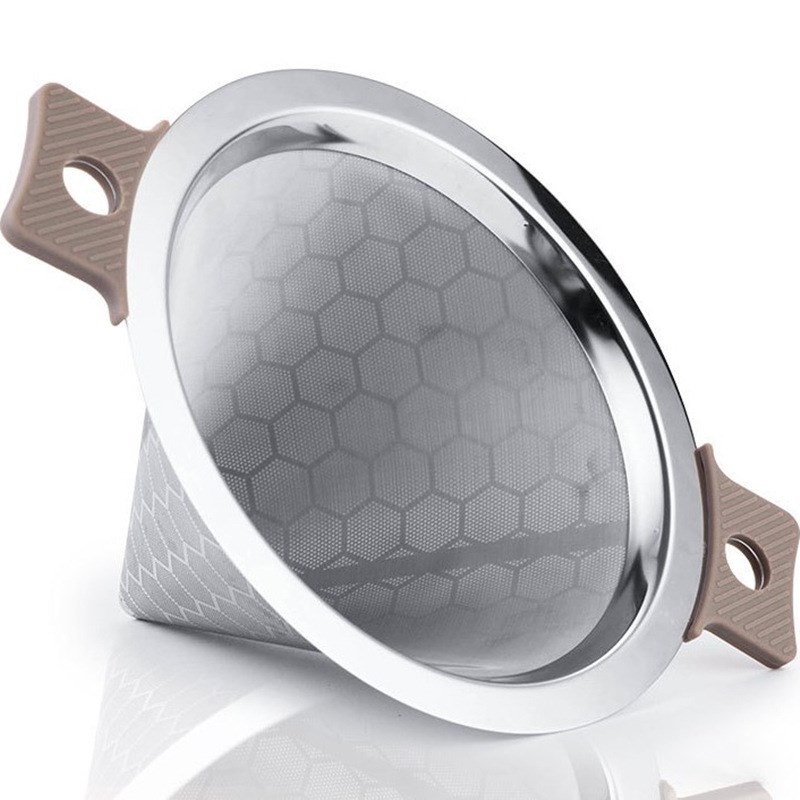 不锈钢奶茶过滤网304保温桶茶叶网筛超I细茶叶过滤网豆浆果汁漏斗