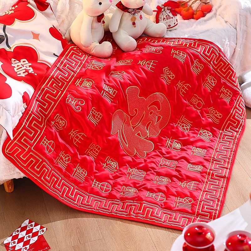 坐福垫结婚床上新娘坐福被女方陪嫁刺绣出嫁喜垫百福坐垫婚庆用品,节庆用品/礼品,婚房装扮用品,淘宝优惠券,粉丝福利购,淘宝优惠卷