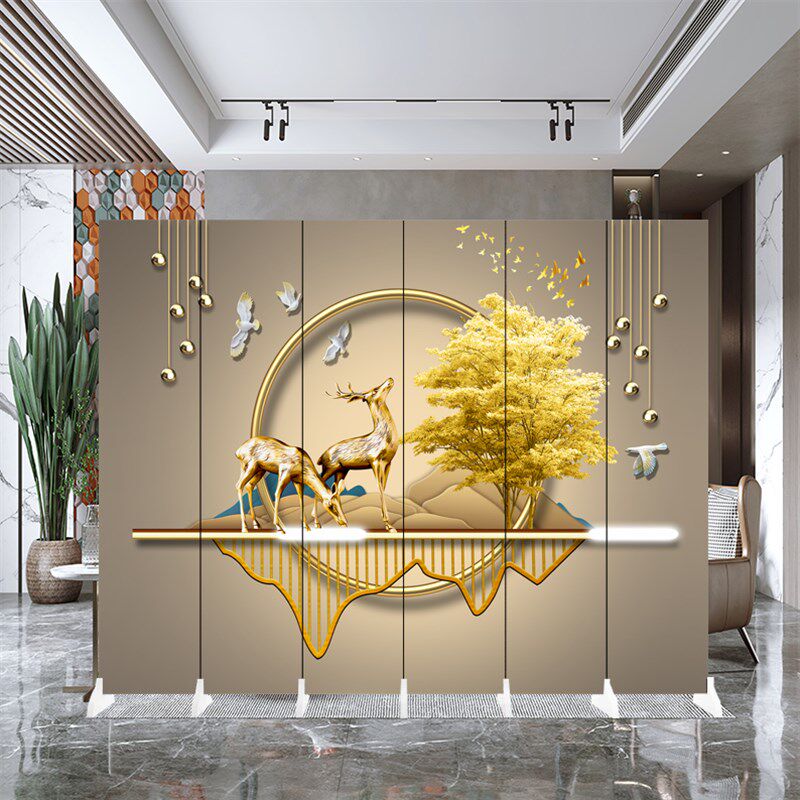 现代简约可定做屏风酒店简易折叠移动房间室玄关挡床