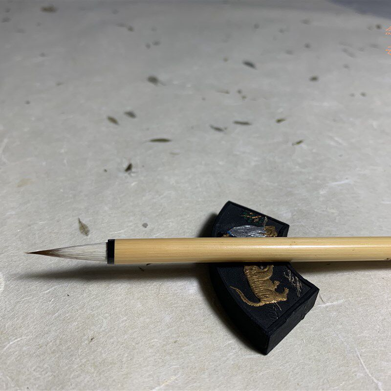 工笔画勾线笔狼毫国画花鸟笔兼毫描线描边极细笔白描彩笔小楷笔
