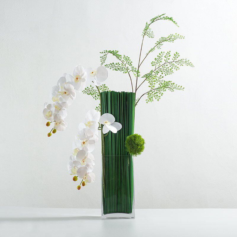 端仿真花蝴蝶兰假花摆花洗手间花艺摆设