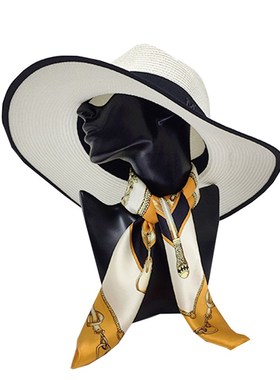 现代衣柜衣帽间软装厅创意装饰品女士丝巾帽子颈膜组合