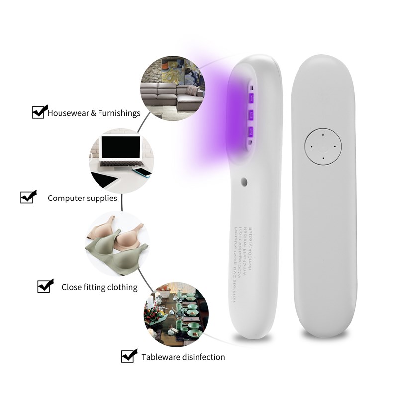深紫外线杀菌灯出行家用UVC灭菌灯物品便携式消毒棒手持LED消毒灯