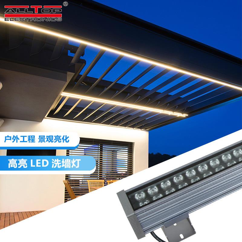 LED洗墙灯27W酒店轮廓防雨户外亮化工程LED洗墙灯72Wled跑马灯具