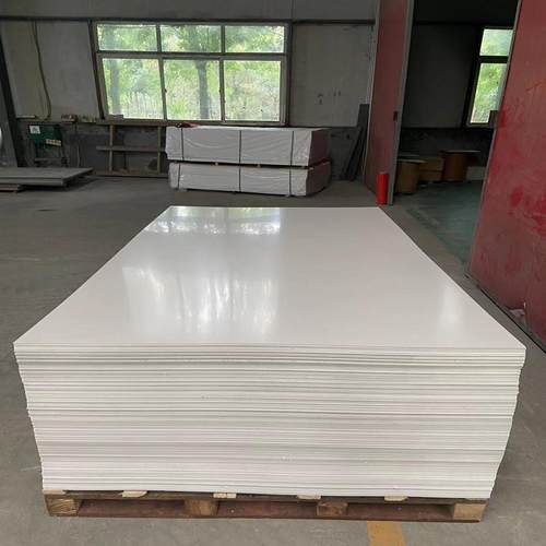 厂家白色PVC板可折弯高韧性PVC白板耐酸阻燃防火塑料硬板