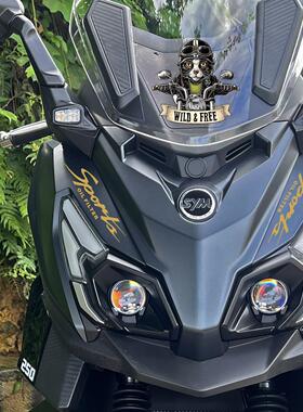 Sport字母拉花适用三阳Cruisym巡弋250改装饰贴纸挡风玻璃贴轮毂