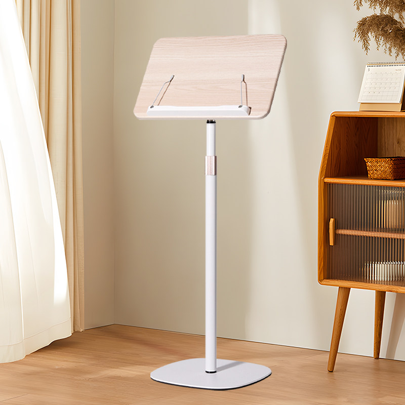 奶油风木质谱架高级家用吉他古筝小提琴专业乐曲专用古琴大提琴