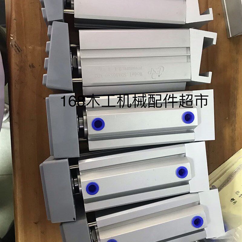 木工侧孔钻定位气缸 SDA50x80 极东南兴豪德先达168木工机械配件