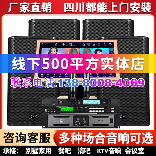 多功能报告厅视频会议室小酒馆家庭别墅小酒馆KTV音响套装全套