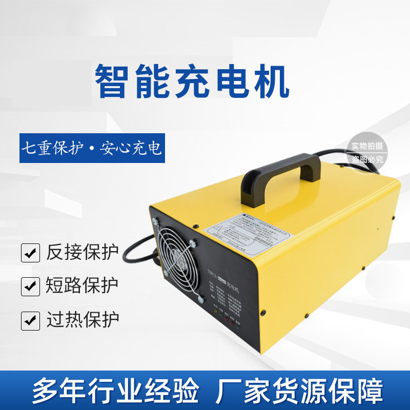 电动叉车充电器24V40A48V50A60A加水72V25A30A免维护电池锂电