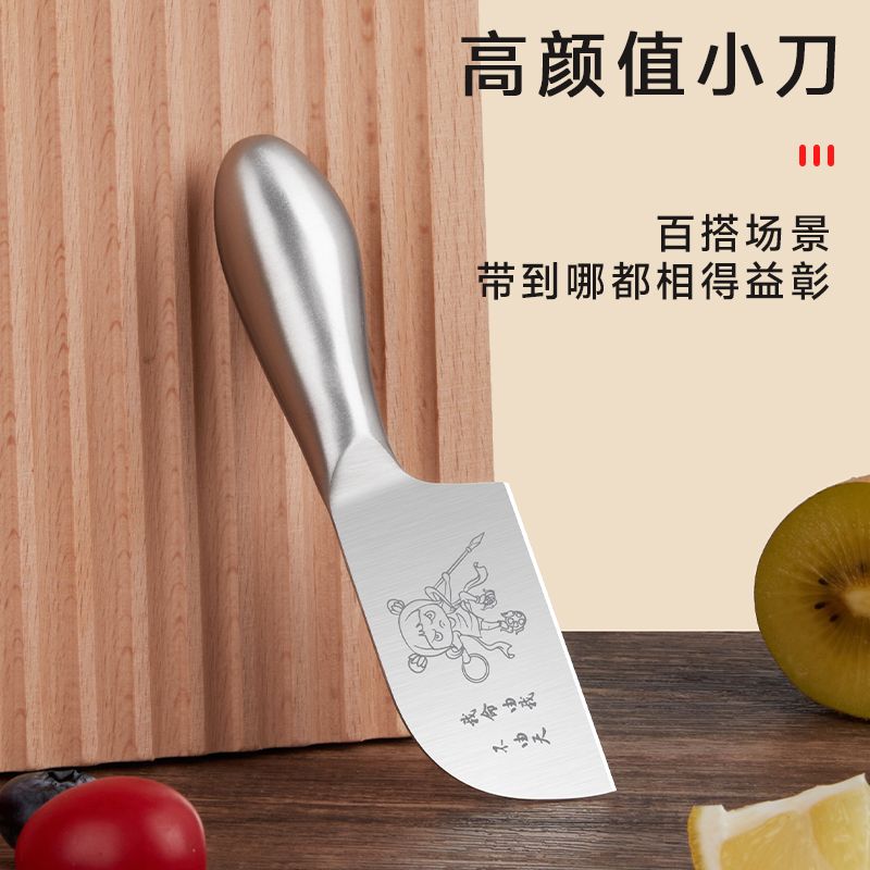 家用水果刀小巧精致削皮刀蔬菜刀工艺全钢一体宿舍专用不锈钢小刀