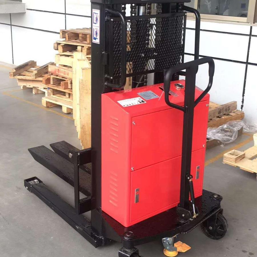 液压升降升高车宝安半电动叉车深圳1.5吨1.6米半电动堆高车