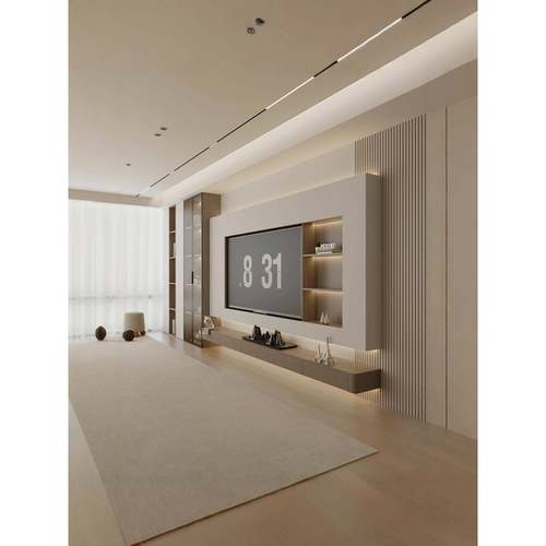 电视柜实木格栅板电视背景墙装饰格栅栅格板影视墙格栅凹凸格栅板