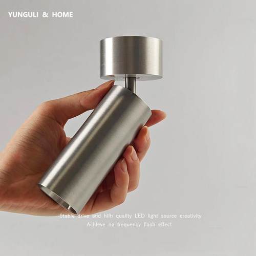 迷你明装小射灯可调角度led吸顶式照画筒灯天花灯客厅玄关洗墙灯