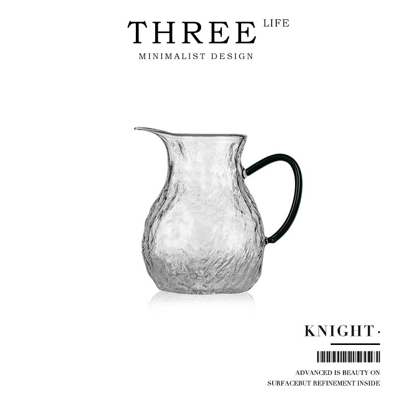Tlife·Knight·茶具玻璃公道杯茶漏一体加厚茶器日式锤纹 | 爵士