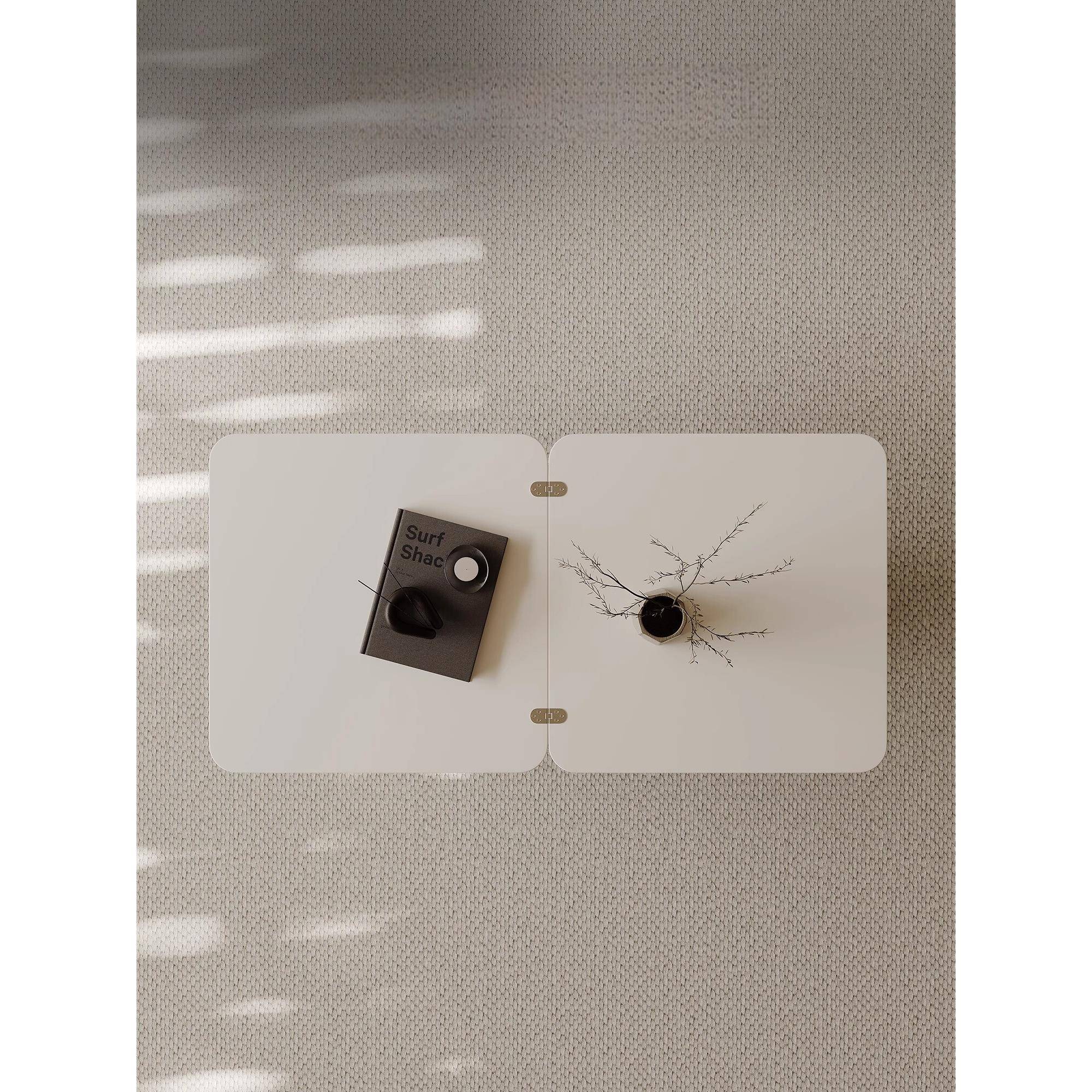 意式极简可移动茶几升降折叠旋转餐桌长方形客厅家用小推车边几