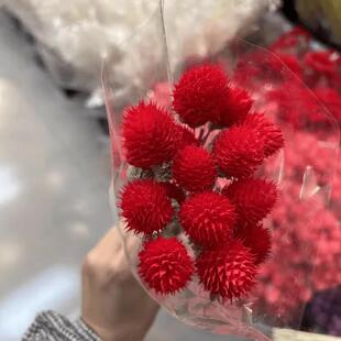 干花永生花千日红永生花草莓果高颜值花束花艺造型手工DIY花材