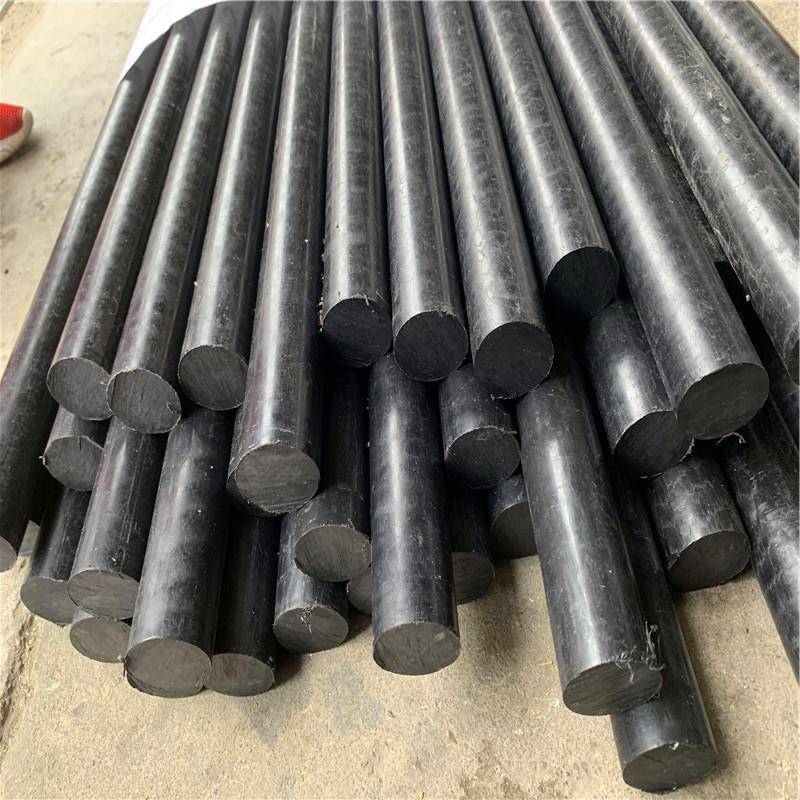 进口黑色Pa66+Gf30玻璃纤维尼龙棒防静电尼龙板Mc尼龙棒Pa1010尼