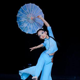 诗雨江南伞舞蹈道具幼少儿童小号尺寸油纸雨伞古典舞蹈考级专用伞