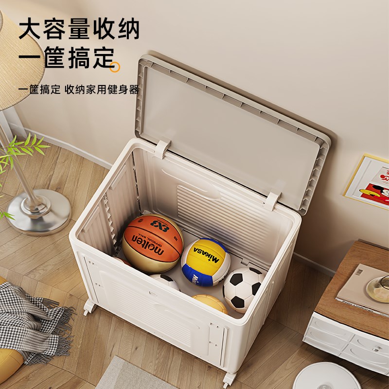 球类收纳筐家用运动工具篮球x足球羽毛球收纳神器健身器材置物架