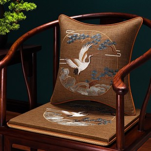 椅垫红木沙发坐p垫实木家具圈椅太师椅茶椅垫餐椅木凳座椅 新中式