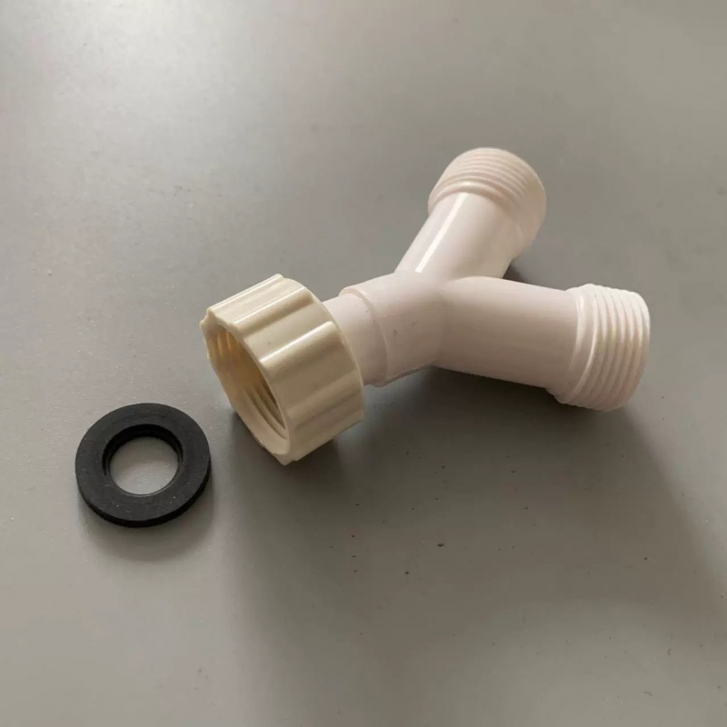 洗衣机排水管防臭三通面盆下水管地漏专用转接头下水道分水器配件