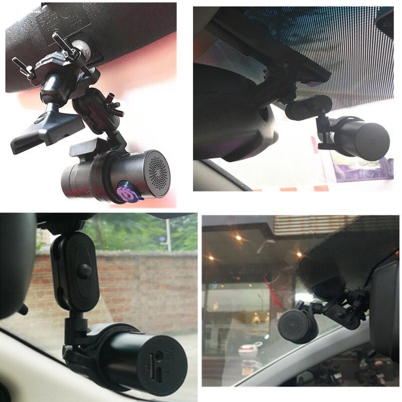 盯盯拍mini2 3 X1 360K600 70迈管型行车记录仪圆形支架固定挂架图片