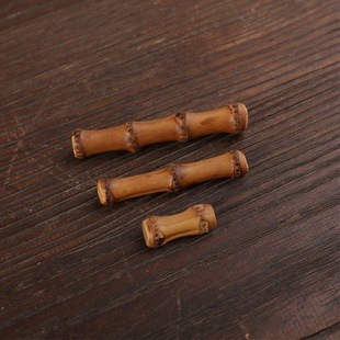 竹节笔搁笔山竹子毛笔架托笔托竹制搁笔架文房四宝创意摆件初学者练字放毛笔的托竹根笔枕书法用品笔隔搁笔台