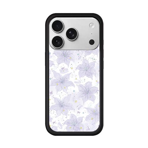 WF手机壳紫雾百合适用苹果7promax手机壳iPhone6/5/4/3防摔三星sumsungS26U/S25/可爱明星猫咪波点复古