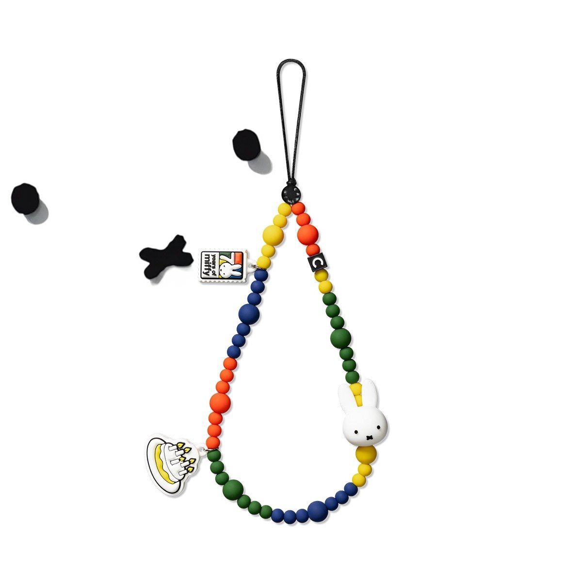 70周年米菲兔手链手机挂链珍珠精美饰品时尚潮牌手机挂饰