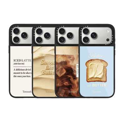 17系列拿铁咖啡黄油吐司手机壳苹果17ProMax适用iPhone16Pro可爱卡通15Plus少女爆款14防摔保护套13硬壳12