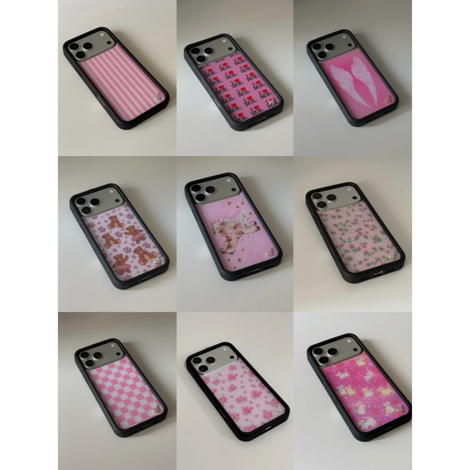 Wildflow粉色合集星梦小马猫咪条纹碎花WF手机壳苹果18promax温柔iPhone17pro可爱16千禧15韩14少女13保护壳