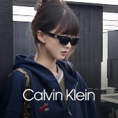 ck墨镜女防晒防紫外线圆脸猫眼高级感2025新款 太阳镜男 ckj24638