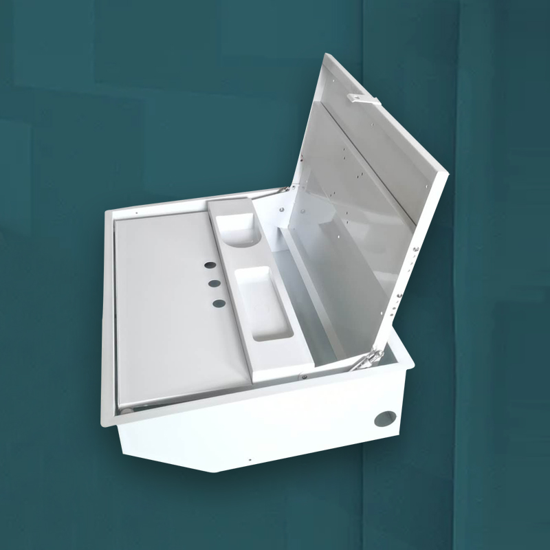 19寸22寸24寸27寸电脑桌手动翻转器显示液晶屏多媒体办公桌升降架