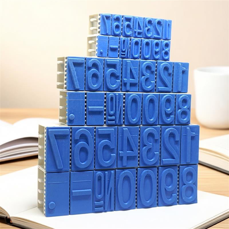 数字印章特大号可调节字母数字组合活字编号章40mm木箱批号印章