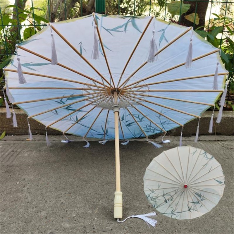 流苏伞月光入城古典舞蹈伞古风走秀江南道具跳舞伞演出装饰工艺伞
