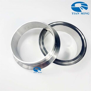 3A快装接头卡盘式对焊端头快速连接接头法兰304/316L12.7-304.8