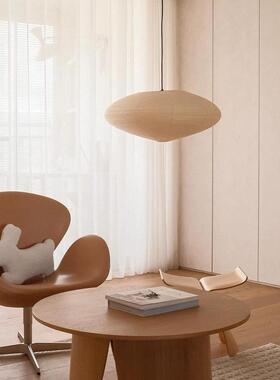 野口勇akari中古风客厅吊灯覆古餐厅卧室氛围感侘寂宣纸艺术竹编