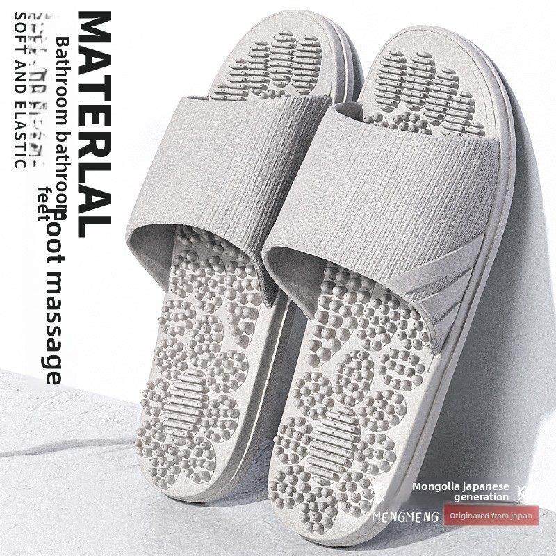 日本男士按摩拖鞋夏季新家足穴室内家庭浴室女式防滑拖鞋