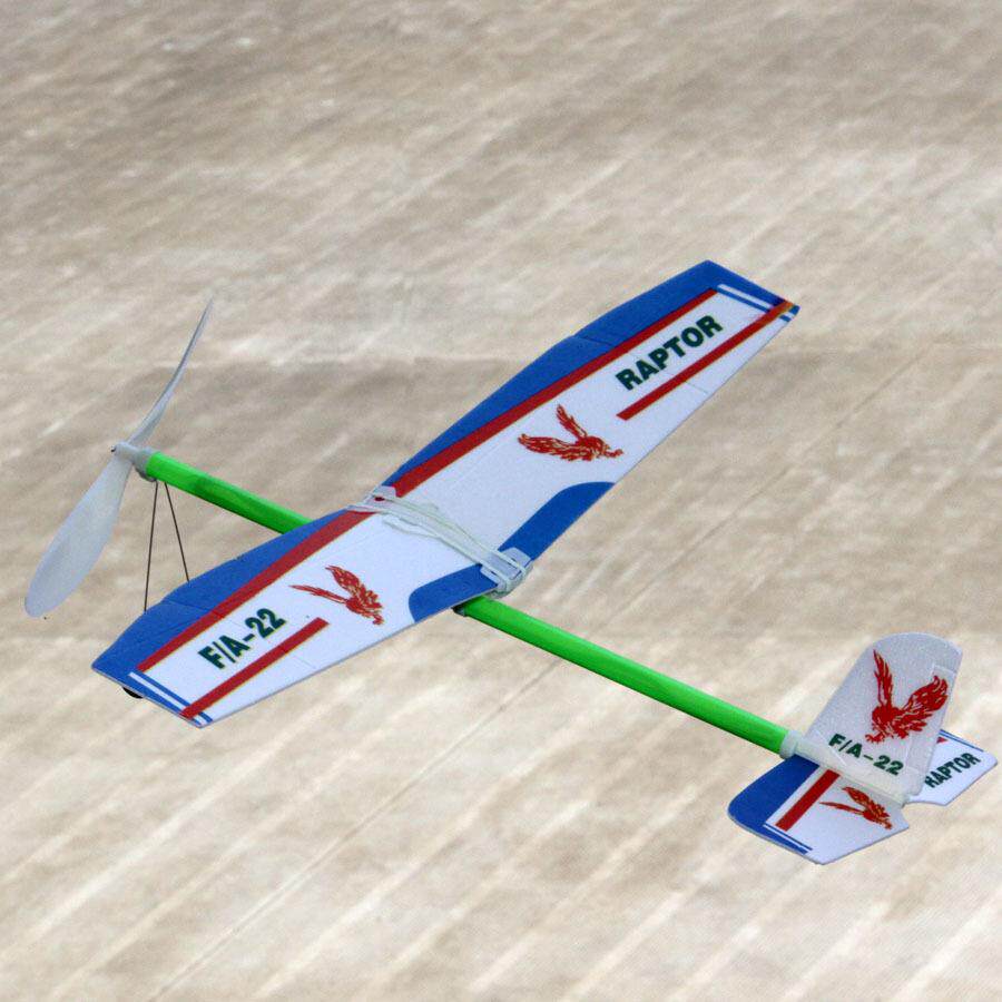 青少年航模飞机竞赛选用套材手工泡沫飞机F-16橡筋动力滑翔机