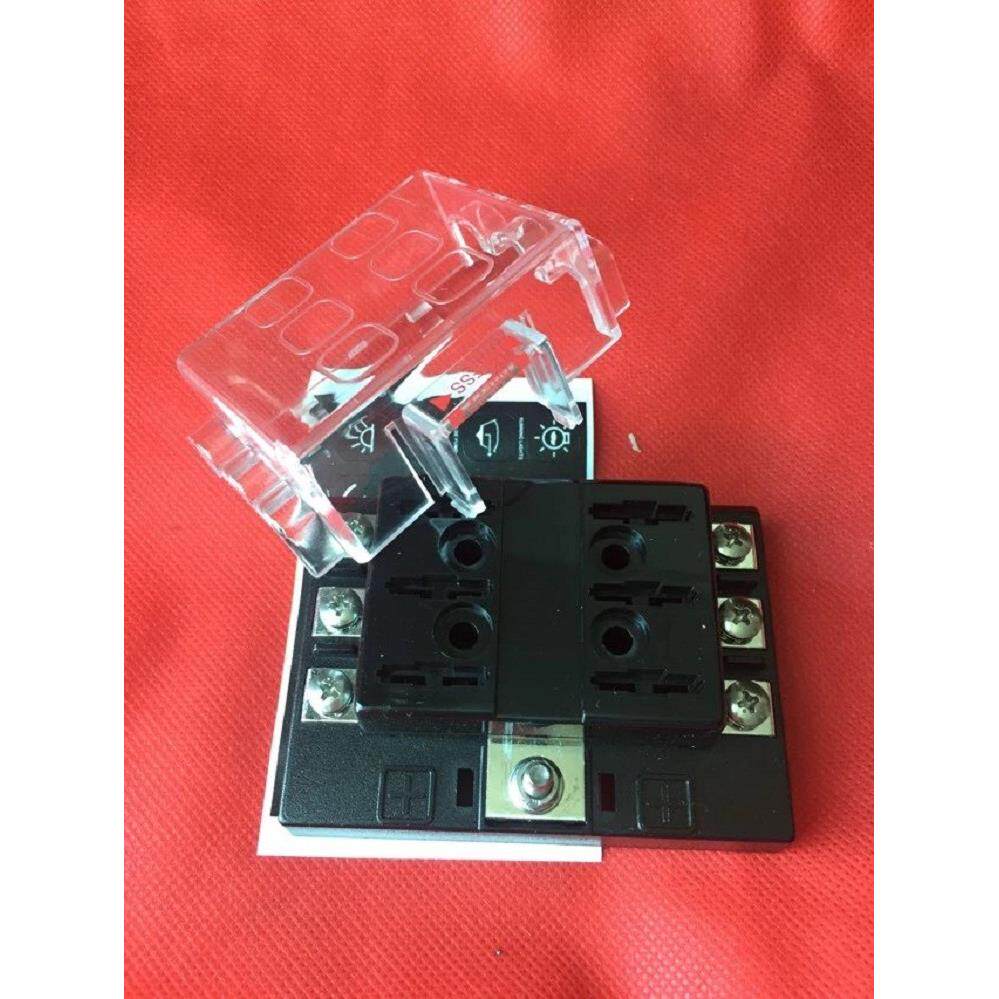 现货优惠BX304保险丝盒四路保险丝盒4路管式保险丝盒农用机械保护