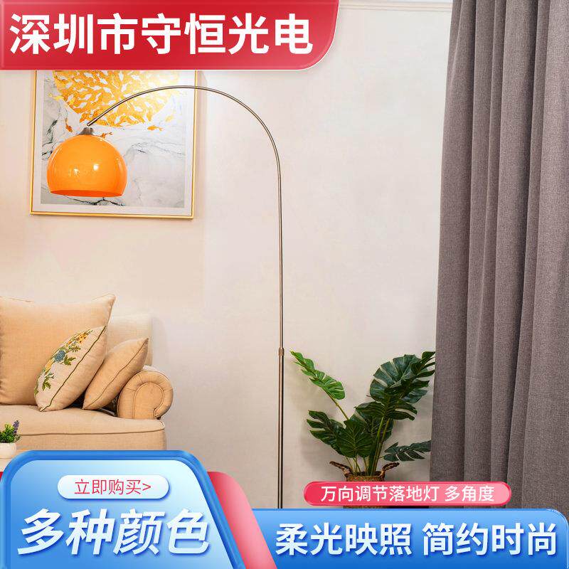 简约小号钓鱼灯北欧客厅沙发书房家用灯灯具立式阅读落地灯台灯