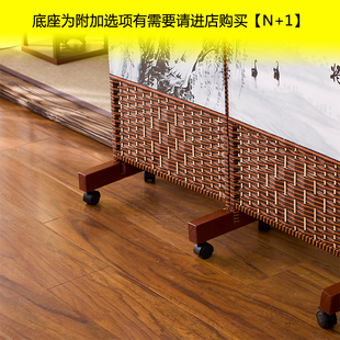 简易屏风折叠移动隔断墙卧室遮挡家用H客厅现代简约办公室平风帘