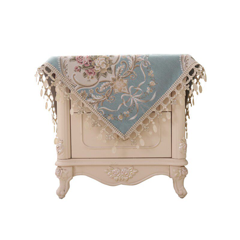 欧式床头柜防尘罩冰箱洗衣机床A头柜盖布沙发靠背巾盖巾桌布小方,居家布艺,万能盖巾,淘宝优惠券,粉丝福利购,淘宝优惠卷