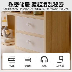 书架桌面置物架学生家用书桌小型书柜办公室桌上S多层收纳简易柜