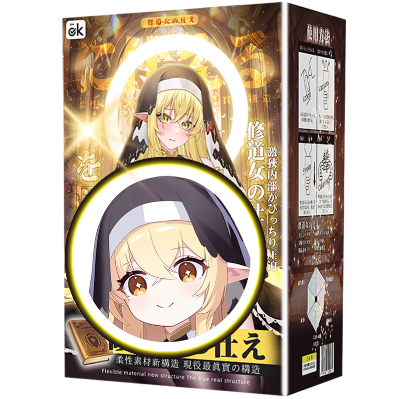 OK二次元圆形情绪动漫解压手办模型周边正版TPE柔软修女原创玩具
