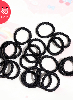 儿童发圈D1zb551-发圈小皮筋扎发型黑色头绳女孩发饰扎头发工具