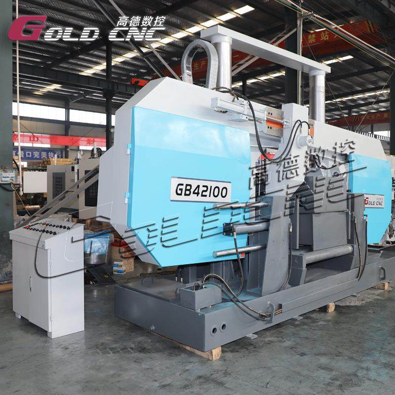 GB42100龙门式液压带锯床 半自动700×700金属切割机槽钢圆钢通用,五金/工具,机床,淘宝优惠券,粉丝福利购,淘宝优惠卷